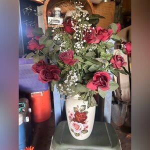 Roses in a vase